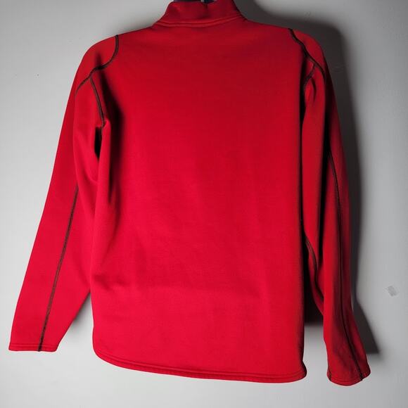 Eider Quarter Zip Pullover Red Performance Top Men’s L Outdoor Hiking Gorpcore - Picture 3 of 9